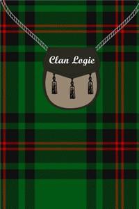 Clan Logie Tartan Journal/Notebook