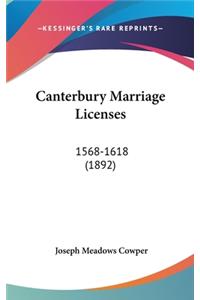 Canterbury Marriage Licenses