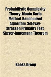 Probabilistic Complexity Theory