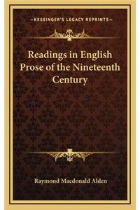 Readings in English Prose of the Nineteenth Century