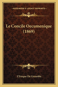 Concile Oecumenique (1869)