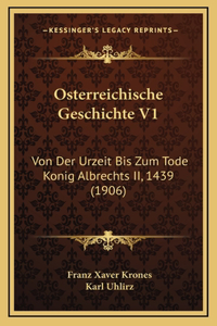Osterreichische Geschichte V1