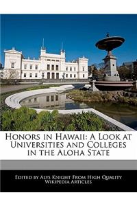 Honors in Hawaii