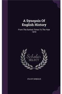 Synopsis Of English History