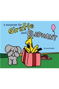 Surprise For Giraffe And Elephant