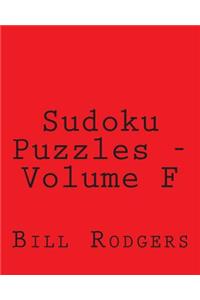 Sudoku Puzzles - Volume F