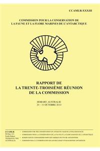 Rapport de la trente-troisième réunion de la Commission