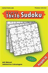 Leichte 16x16 Super-Sudoku Ausgabe 05