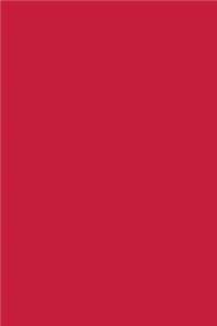 Journal Cardinal Red Color Simple Plain Red