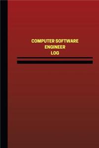 Computer Software Engineer Log (Logbook, Journal - 124 pages, 6 x 9 inches)
