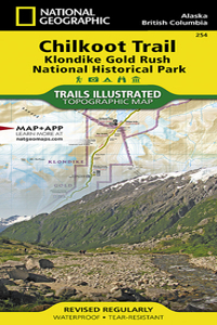 Chilkoot Trail, Klondike Gold Rush National Historic Park Map