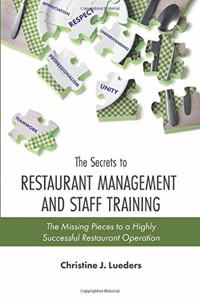 The Secrets to Restaurant Management and Staff Training
