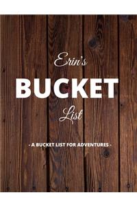 Erin's Bucket List