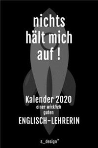 Kalender 2020 für Englisch-Lehrer / Englisch-Lehrerin