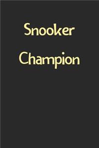 Snooker Champion