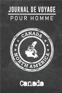 Journal de Voyage pour homme Canada