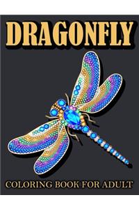 dragonfly coloring books for adult