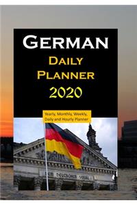 German 2020 Daily Planner