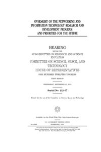 Oversight of the Networking and Information Technology Research and Development Program and priorities for the future
