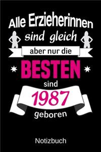 Alle Erzieherinnen sind gleich aber nur die besten sind 1987 geboren