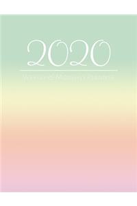 2020 Weekly & Monthly Planner