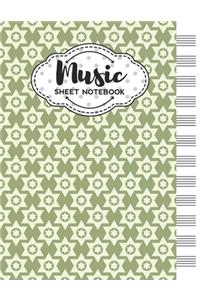 Music Sheet Notebook