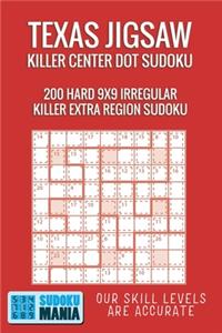 Texas Jigsaw Killer Center Dot Sudoku