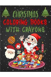 Christmas Coloring Books With Crayons