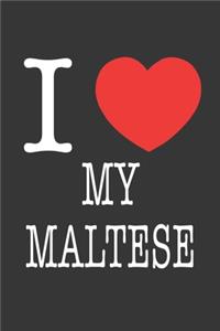 I Heart My Maltese Notebook
