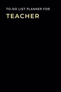 To-Do List Planner For Teacher