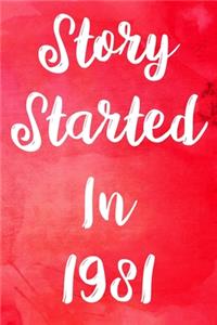 Story Started In 1981