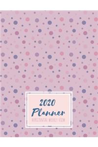 2020 Planner Horizontal Weekly View