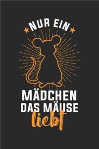 Nur ein Mädchen das Mäuse lie