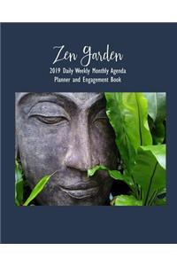 Zen Garden 2019 Daily Weekly Monthly Agenda Planner and Engagement Book