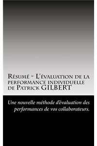 Résumé - L'évaluation de la performance individuelle de Patrick GILBERT