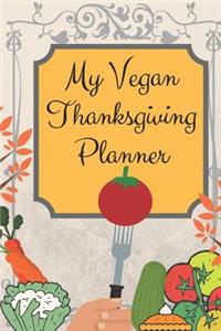 My Vegan Thanksgiving Planner