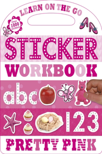 Learn on the Go Pink Sticker Workbook