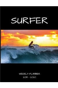 Surfer 2019 - 2020 Weekly Planner