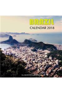 Brazil Calendar 2018: 16 Month Calendar