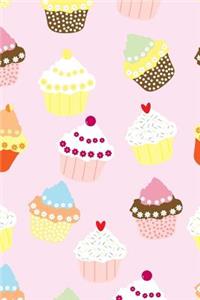 Colorful Cupcakes Illustration Journal
