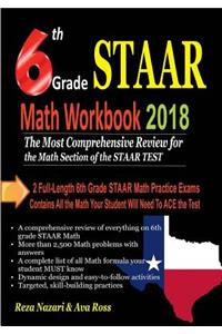 6th Grade STAAR Math Workbook 2018