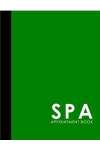 Spa Appointment Book