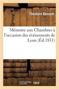 Mémoire Aux Chambres À l'Occasion Des Événements de Lyon