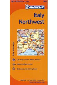 Michelin Italy: Northwest Map 561