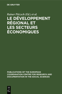 développement régional et les secteurs économiques