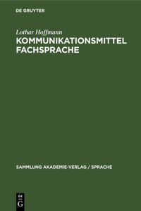 Kommunikationsmittel Fachsprache