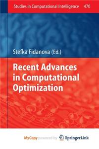 Recent Advances in Computational Optimization