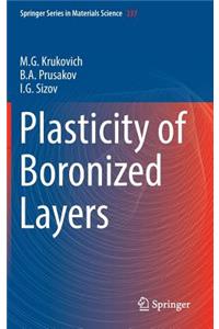 Plasticity of Boronized Layers