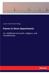 Poems in three departments