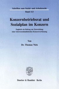 Konzernbetriebsrat Und Sozialplan Im Konzern